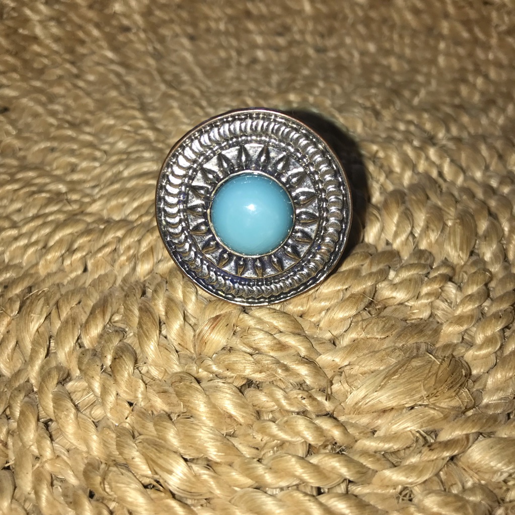 Light Blue Circular Ring